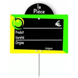 ARDOISE EUROARDOISE VOC 150X100 mm - disque poids en haut, pique inox