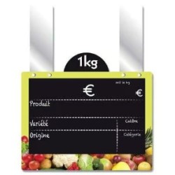 ETIQUETTE VITAMINE VERT ANIS VOC 200x150 mm - disque en ht, Gdes patt