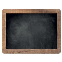 ETIQUETTE RUSTIK 120x80 mm - neutre, sans roulettes, sans attachement