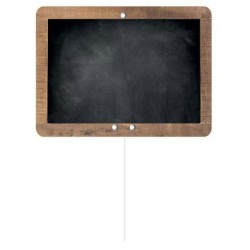 ETIQUETTE RUSTIK 150x100 mm - neutre, sans roulettes, sans attachemen