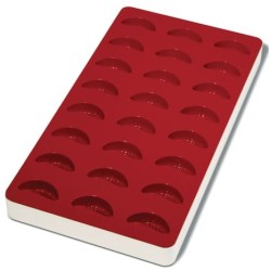 PLAQUE SILICONE 180X335 - Pâte de fruit mandarine 45x18xht15 mm - 7ml