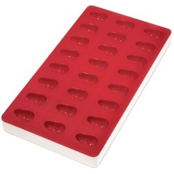 PLAQUE SILICONE 180X335 - Pâte de fruit poire 40x26xht15 mm - 10ml