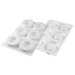 KIT PLAQUE SILICONE 300X175 - 6 anneaux ring Ø 85xht18 - 65ml