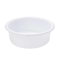 Bac à pâtons rond 19 L en PEHD blanc – Stockage et hygiène alimentaire