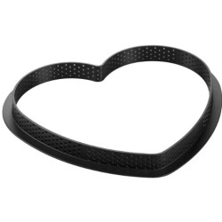 KIT MOULE SILICONE - 1 tarte cœur 205x190xht20 mm - 460ml