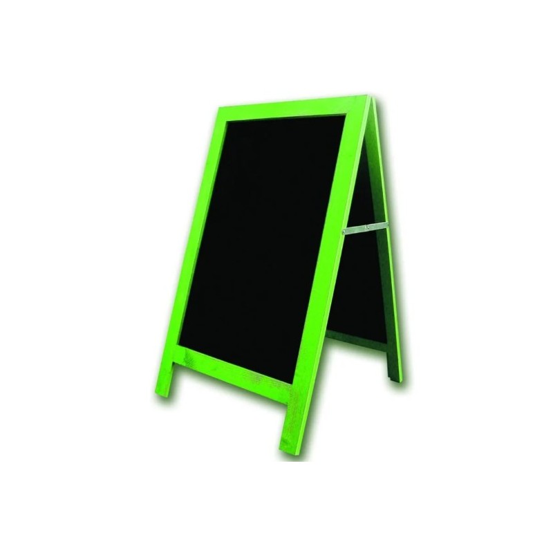 CHEVALET DE TROTTOIR CARNAVAL - entourage cérusé vert anis