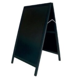 CHEVALET DE TROTTOIR PM ALIZÉ - entourage bois exotique noir