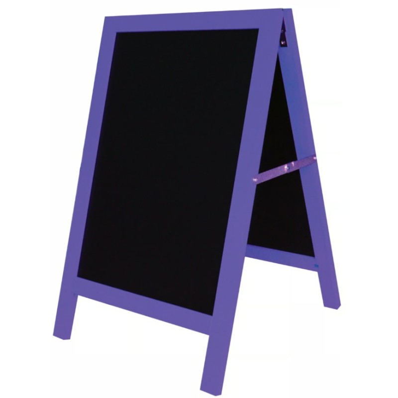 CHEVALET DE TROTTOIR ARLEQUIN GM - violet