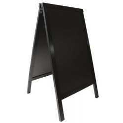 CHEVALET DE TROTTOIR 930x505 mm - teinté noir vieilli