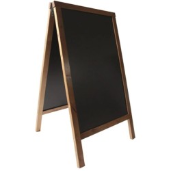 CHEVALET DE TROTTOIR 930x505 mm - teinté chêne