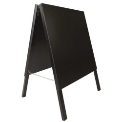 CHEVALET DE TROTTOIR 850x600 mm - teinté noir vieilli