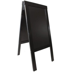 CHEVALET DE TROTTOIR 1150x560 mm - teinté noir vieilli
