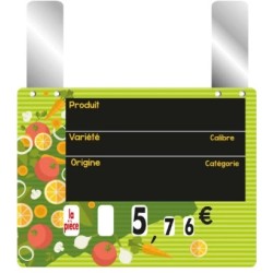 ETIQUETTE FARANDOLE 200x150 mm - VOCC, à roulettes, grandes pattes (l