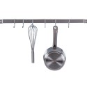 BARRE PORTE USTENSILES EN INOX LG 71 cm & 6 crochets