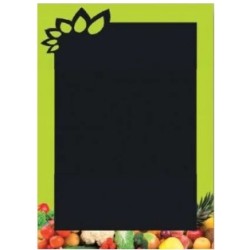 PANNEAU ARDOISE 500x700 mm – Vitamines vert + fil nylon