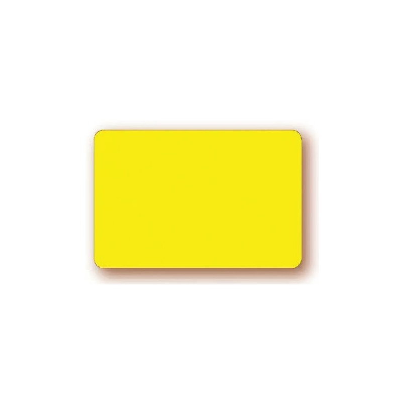 ÉTIQUETTE 120x80 mm fluo jaune, sans roulettes, sans attachement (lot