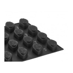 PLAQUE SILICONE 600X400 - 24 feuilles 86x56xht38 mm - 105ml