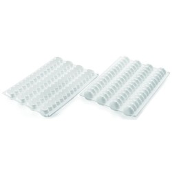 PLAQUE SILICONE 388X288 - 4 moules infinity 375x38.5xht45 mm - 2000ml
