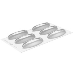 MOULE SILICONE - Cabosse dim 120x40xht20 mm - 39ml (kit tarte)
