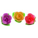 ROSE AZYME MINI COROLLE Ø 50 mm - couleurs vives (x80)