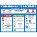 PANCARTE 295x180 mm – Consignes de sécurité