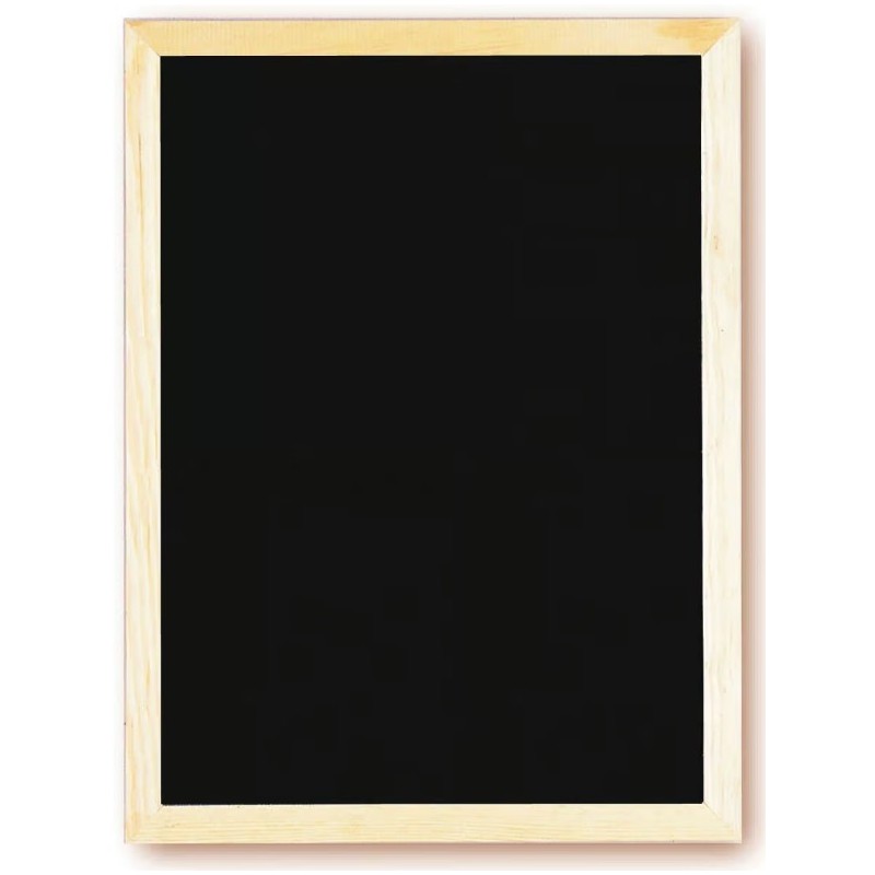 TABLEAU ARDOISINE 400x600 mm – noire, cadre pin
