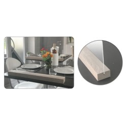 DISTANCIATEUR GRAND MODELE - 74 x 52 x 10 cm -plexi avec support bois