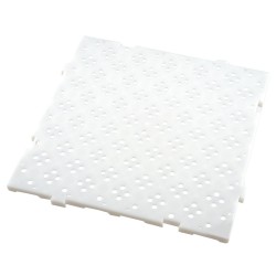 CAILLEBOTIS 500X500X22 - BLANC - HACCP - lot de 4
