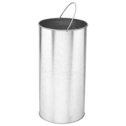 SEAU INTERIEUR 40 L ACIER GALVANISE pour poubelle tulipe 60 L
