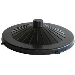 COUVERCLE POUR POUBELLE PLASTIQUE RONDE ECO DURABLE - 80 L - NOIR