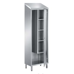 ARMOIRE PRODUIT D'ENTRETIEN  600X500X2160 - 1 PORTE - toit penté