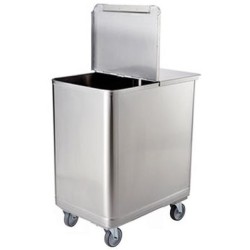CHARIOT A FARINE INOX