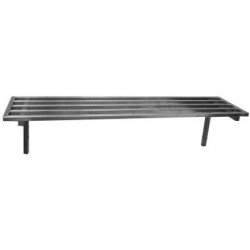 ETAGERE MURALE BARREAUDEE INOX