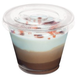 COUPE A DESSERT PLASTIQUE TRANSPARENT