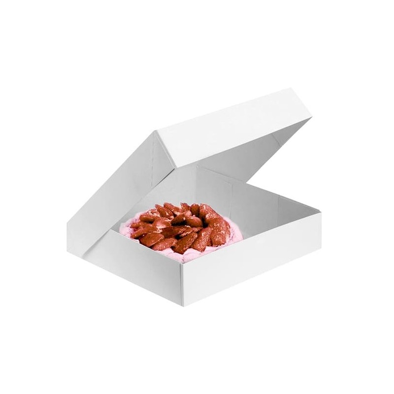 BOITE ENTREMET CARTON BLANC