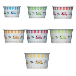 POT A GLACE EN PAPIER