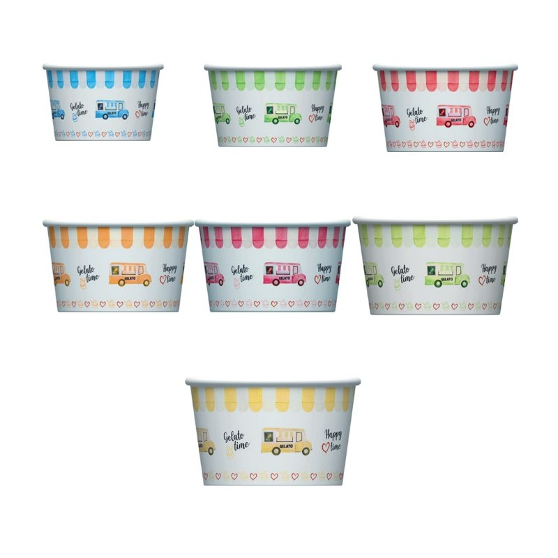 POT A GLACE EN PAPIER