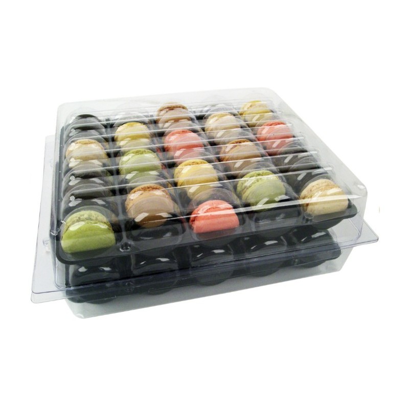 BOITE 70 MACARONS - 290x240xht100 mm