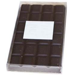 BOITE POUR TABLETTE A CHOCHOLAT PVC - 160x78xht15 mm (Lot de 100)