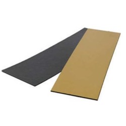 SEMELLE A BUCHE CARTON OR/NOIRE