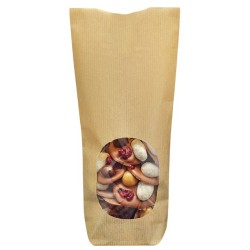 EMBALLAGE SAC KRAFT FENETRE - Dim 260x120 mm (Lot de 100)