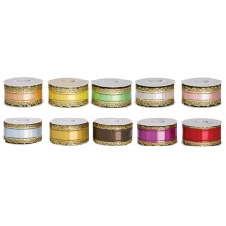 RUBAN DENTELLE OR - 40 MM