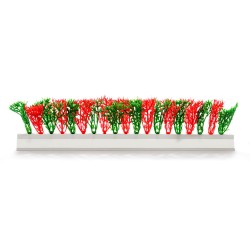 BARRETTES BLANCHES LG 250 MM - CYPRES BICOLORE - Boîte de 12
