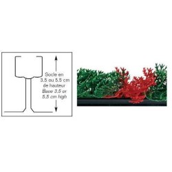 SEPARATEUR VITRINE AVEC CYPRES BICOLORE