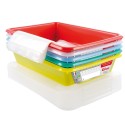 LOT DE BACS PLATS TEMOINS + COUVERCLES