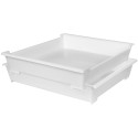 BAC PLEIN RENFORCE EMPILABLE/EMBOITABLE 9,6 L - 480X410X90 - BLANC