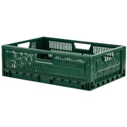 CAISSE PLIABLE / EMPILABLE VERTE
