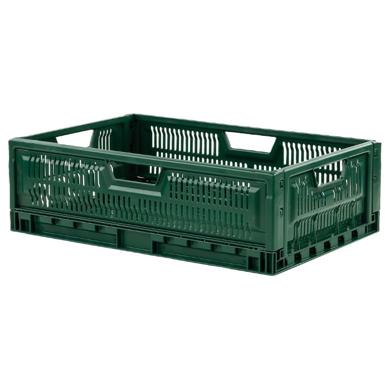 CAISSE PLIABLE / EMPILABLE VERTE