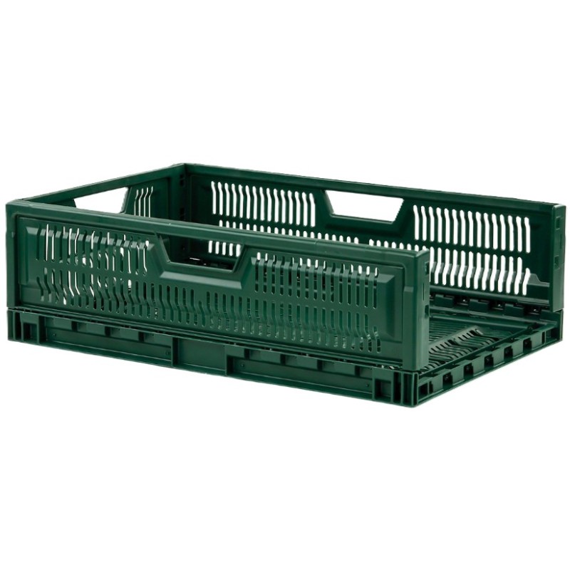 CAISSE PLIABLE / EMPILABLE VERTE