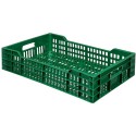 CAISSE AJOUREE EN PEHD RECYCLE EMPILABLE
